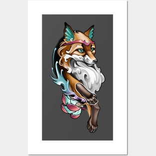 Magic fox Posters and Art